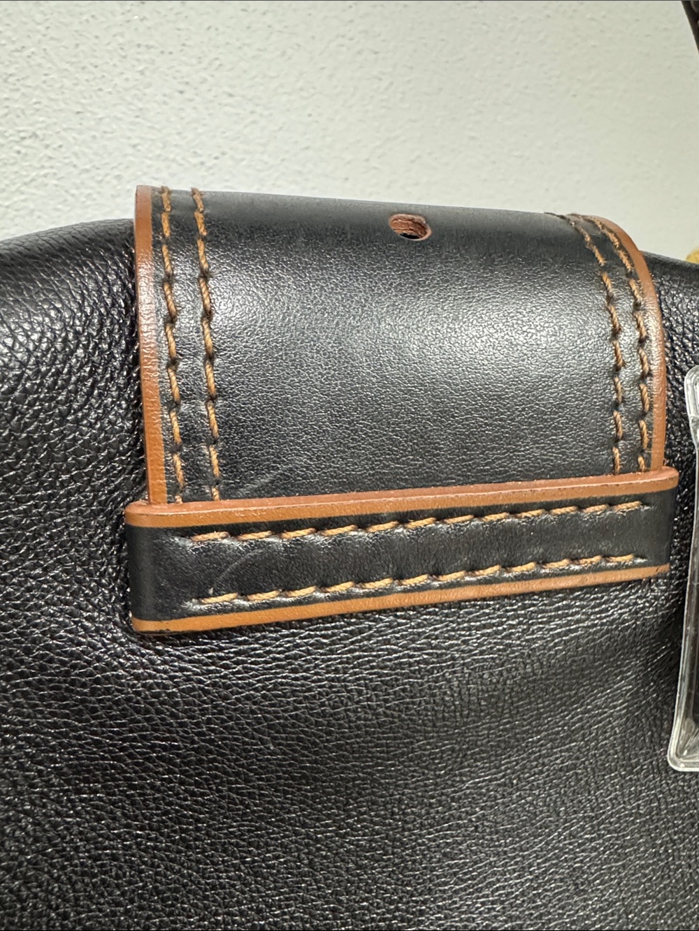Miu Miu Rare Dahlia Madras Crystal Stud Crossbody/Shoulder Bag – Black Leather - Picture 6 of 16